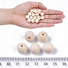 Unfinished Natural Wood Beads X-WOOD-S651-A12mm-LF-4