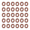 Opaque Acrylic European Beads OACR-TAC0019-006O-2