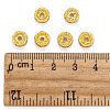 Brass Grade A Crystal Rhinestone Spacer Beads RB-A006-8MM-G-4
