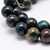 Natural Indian Bloodstone Beads Strands G-P257-07-8mm-3