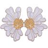 Vintage Flower Stud Earrings for Women JE1095E-1