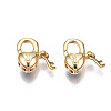 Brass Lobster Claw Clasps KK-S356-315-NF-1