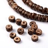 Natural Coconut Column Bead Strands COCB-O001-05-2