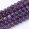Natural Chevron Amethyst Beads Strands G-S029-1