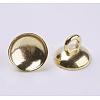 Plastic Bead Cap Pendant Bails KY-K003-02B-2