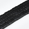 Natural Black Stone Beads Strands G-S357-G23-1