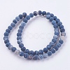 Natural Weathered Agate Beads Strands X-G-G589-6mm-07-2