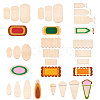 Unfinished Wood Cutouts WOOD-WH0029-18-1