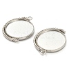 Zinc Alloy Pendant Cabochon Settings X-FIND-NH0001-13B-P-2