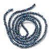 Electroplate Glass Beads Strands EGLA-F149-FR-07-2