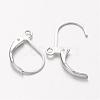 Brass Leverback Earring Findings KK-H670-N-NF-2