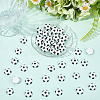 50Pcs Opaque Resin Cabochons RESI-SC0036-54-3