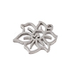 Non-Tarnish 304 Stainless Steel Pendants STAS-S139-06P-10-2