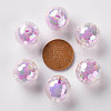 Transparent Acrylic Beads TACR-S152-14B-A03-3