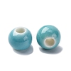 Bright Glazed Porcelain Beads PORC-D300-A30-3