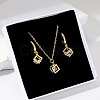 Cube 304 Stainless Steel Jewerly Set FS-WG4EAB4-01-1