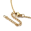 Cubic Zirconia Flower of Life Pendant Necklace & Diamond Stud Earrings SJEW-M099-01G-6