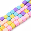 Handmade Polymer Clay Beads Strands CLAY-N008-060-04-1