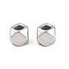 Irregular 304 Stainless Steel Beads STAS-D394-03O-P-1