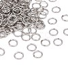 304 Stainless Steel Soldered Closed Jump Rings X-STAS-E482-15B-1