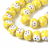 Handmade Bumpy Lampwork Beads Strands LAMP-Q031-009F-3