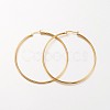 Ion Plating(IP) 304 Stainless Steel Hoop Earrings EJEW-N0016-11G-I-1