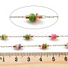 Handmade Chips Natural Shell Beaded Chains CHS-P019-02G-A-2