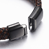 PU Leather Cord Bracelets BJEW-F288-05B-3