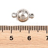 304 Stainless Steel Magnetic Clasps STAS-P452-03B-P-3