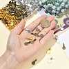 200Pcs Tibetan Style Alloy Glue On Flat Pad Pendant Bails TIBEP-FS0001-50-4