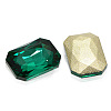 Faceted Rectangle K9 Glass Pointed Back Rhinestone Cabochons RGLA-A017-10x14mm-SM-4