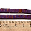 Electroplated Non-magnetic Synthetic Hematite Beads Strands G-C106-B01-06B-4