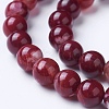 Natural Agate Beads Strands G-G754-04-8mm-3