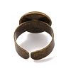 Antique Bronze Brass Finger Ring Shanks X-UNKW-C2902-AB-3