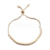 Cubic Zirconia Oval Tennis Bracelet for Men Women Gift BJEW-F417-05G-RS-2