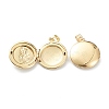 Brass Locket Pendants X-KK-P199-07G-3