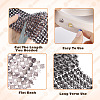 1 Yard 12-Row Resin Spike Stud Cone Flatback Punk Rock Trim Mesh Bead Craft FIND-TA0006-73A-5