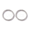 Non-Tarnish 304 Stainless Steel Open Jump Rings X-STAS-C040-01G-P-3