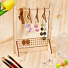 Wooden Earring Display Stands EDIS-WH0035-03D-6