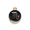 Alloy Enamel Pendants ENAM-S124-01A-08L-2