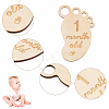 Baby Newborn Announcement Sign AJEW-WH0258-270-3