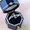 925 Sterling Silver Pave Cubic Zirconia Finger Rings FS-WGCB4BE-04-1