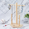 Wooden Baseball Ring Display Holder RDIS-WH0011-37B-4