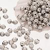 Barrel Tibetan Silver Spacer Beads X-A575-NF-1