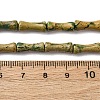 Natural Verdite Stone Beads Strands G-L624-G08-12x5mm-5