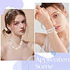 100Pcs 2 Colors Brass Crystal Rhinestone Spacer Bars ALRI-SC0001-60B-6