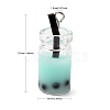 Glass Bottle Pendants X-CRES-N017-03D-2