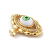 Brass Micro Pave Cubic Zirconia Pendants KK-B059-44G-C-3