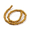 Handmade Fancy Antique Glazed Porcelain Ceramic Round Beads Strands PORC-L019-6mm-02-2