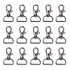 Zinc Alloy Swivel D Rings Lobster Claw Clasps X1-E341-8-B-1